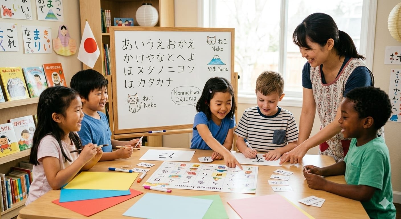 LingualSync Japanese class in session